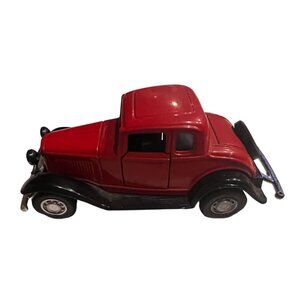 Vintage Yatming 1932 Ford Coupe Diecast Model Car No. 8501, Doors open! 4.5"